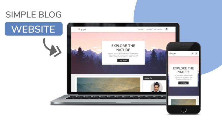 Complete responsive Blogger website - News Portal - Tech News Blog - Magazine Blog Website design using HTML CSS and vanilla JavaScript from scratch