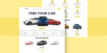Create A Responsive Car Selling Website Design Using HTML - CSS - JavaScript | 100% Free Source Code Download