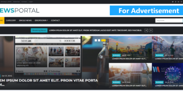 News Portal Website Design template – HTML-CSS-JavaScript – 100% Free Source Code