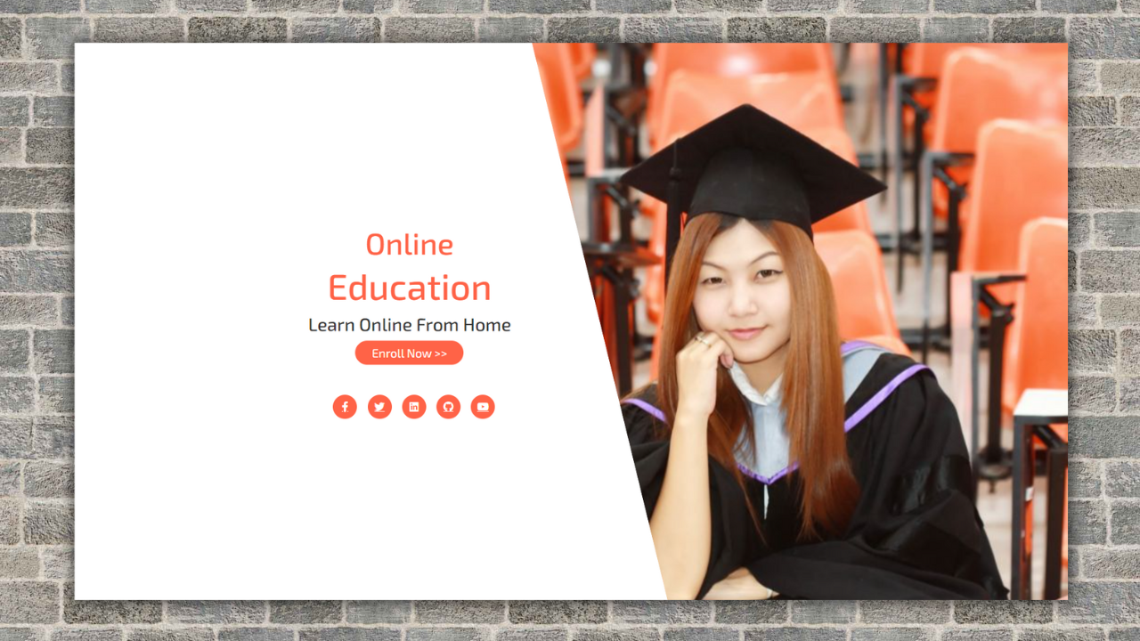 Online Education Website design template