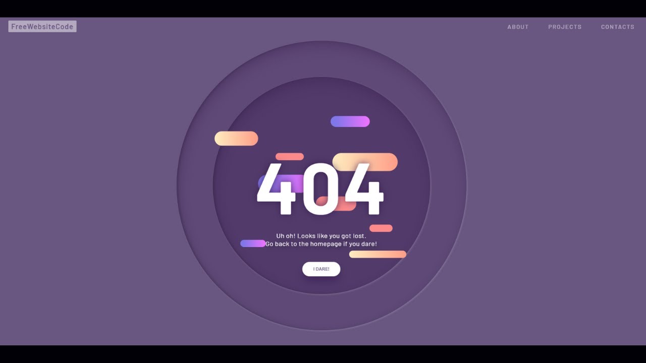 404 Not Found - 404 Error Page design template - Best 404 Error Design
